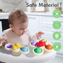 ALASOU 3PCS Pop Suction Cup Spinner Toys for 1 Year Old Boy Girl|Novelty Spinning Tops Toddler Toys Age 1-2|Sensory Baby Bath Toy for Toddlers 1-3|12 18 Months Boy Birthday Gift for Infant by TinyTreasures Baby Boutique
