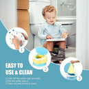 Portable Potty for Toddler Travel Foldable Potty Seat for Toddler Training Toilet for Kids Boys Girls Car On The Go Potty Travel Toilet Chair for Camping Park Indoor/Outdoor (Blue) by TinyTreasures Baby Boutique