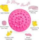 Scala Silicone Anti Cellulite Massager, Body Shower Scrubber, Cellulite Remover - Improve Circulation, Distribute Fat Deposits, Body Massager, Exfoliator, Fat Roller Use with Creams and Oils - Pink by CozyNest Decor