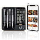 Wireless Meat Thermometer with 4 Probes, Inkbird Wifi BluetoothThermometer Digital Wireless for Rotisserie Grill Oven,Unlimited Range Dishwasher Waterproof Bluetooth Meat Thermometer for iOS & Android by TinyTreasures Baby Boutique