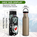 icolor Water Bottle Carrier Bag with Strap 25/32/40 oz Crossbody Bottle Holder with Phone Pocket Sling Sleeve Insulated Neoprene Water Bottle Pouch for Walking Travelling by TinyTreasures Baby Boutique
