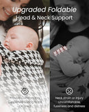 GROWNSY Baby Carrier Newborn to Toddler, Cozy Baby Wraps Carrier, Ergonomic Baby Carrier with Head Support, Houndstooth Black by TinyTreasures Baby Boutique