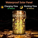 4 Pack Cardinal Solar Lanterns Outdoor Waterproof, Metal Hanging Lights Decorations for Garden Yard Lawn Patio, Cardinal Gifts for Women Mom Grandma Gardener for Mother'Day Christmas by GreenHaven Gardens