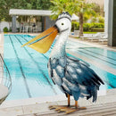 Kircust Pelican Statues, Garden Outdoor Decor Yard Art, Coastal Ocean Metal Bird Sculpture Ornament for Backyard Porch Patio Pond Decorations by GreenHaven Gardens