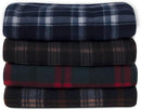 50x60 Throw Blankets, Plaid Fleece Throw Blankets for Bedroom, Couch, Livingroom, Chair, Pets, Outdoors by CozyNest Decor