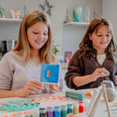 Sculpd Kids Painting Kit, Paint Craft Set for Kids Age 4 to 6, Includes 10 Colour Paint Set, 4 Paint Pens, 2 Canvases, Easels, Magnetic Picture Frame, Additional Art Supplies and Free Guidebook by TinyTreasures Baby Boutique