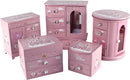 Girl Jewelry Box Pink Tabletop Storage Box Little girl birthday christmas Gift kids jewelry box Organizer by TinyTreasures Baby Boutique
