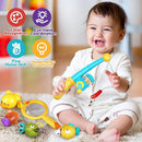 Baby Bath Toys for Kids Ages 1-3, Magnetic Fishing Games with Floating Bathtub Wind-Up Toys & Fishing Net, Fishing Rod Water Pool Toys for Toddlers 1-3 by TinyTreasures Baby Boutique