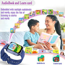 Goodatech Smart Watch for Kids 4-12 Years Boys Girls, 26 Puzzle Games,Camera,Video Music Player,Pedometer,Flashlight,Alarm Clock, Learning Education Toys Gifts (Blue) by TinyTreasures Baby Boutique