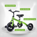Ancaixin 3 in 1 Toddler Tricycles for 2-5 Years Old Boys and Girls with Adjustable Seat Detachable Pedal and Bell, Foldable Baby Balance Bike Riding Toys for Kids, Child Birthday Gift Green by TinyTreasures Baby Boutique