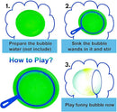 Roberly 15 Pack Bubble Wands Set with Tray Bulk Funny Bubble Making Toy for Kids - Summer Outdoor Toys & Also Gifts for Kids Birthday Games Party Favors by TinyTreasures Baby Boutique