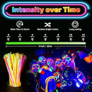 200 Pcs Glow Sticks Bulk Party Pack, 8'' Glow in the Dark Party Supplies, Glow in the Dark Light Up Sticks with Connectors, Party Favors for Birthday, Concert, Raves, Halloween, Christmas by TinyTreasures Baby Boutique