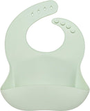 Loulou Lollipop Soft, Waterproof Silicone Feeding Bib by TinyTreasures Baby Boutique