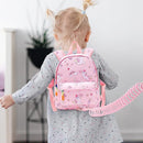 Accmor Toddler Backpack Leash with Anti Lost Wrist Link, Cute Mini Child Walking Harnesses Keep Kids Close Back Pack Rope Tether Rein for Baby Boys (Pink/Unicorn) by TinyTreasures Baby Boutique