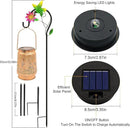 2 Pack Solar Lanterns Outdoor Garden Decor with Shepherd Hook, Gardening Gifts for Mom Grandma Women Hummingbird Sunflower Metal Decor Waterproof Solar Lights LED Decorative for Garden Yard Patio by GreenHaven Gardens