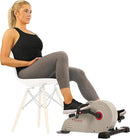 Sunny Health & Fitness Dual Function Under Desk Pedal Exerciser, Portable Indoor Cardio Mini Bike at Home, Arm/Leg Cycle for Seniors, Optional Magnetic, Motorized & Free SunnyFit App Bluetooth Connect by CozyNest Decor