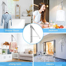 Wall Mounted Clothes Drying Rack - Foldable Indoor Laundry Rack,Space Saving Collapsible Clothes for Bathroom, Dorm, Apartment, RV, Laundry Room Organization.(Silver-Aluminum) by TinyTreasures Baby Boutique