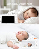 ARENTI Baby Monitor with 2 Cameras, 2K/3MP WiFi 6 Camera and Audio, 5-inch Wireless Screen, Smartphone App, Super Night Vision, Crying Detection, Auto Tracking, Temp&Humidity Sensor (D3 Set) by TinyTreasures Baby Boutique