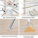 Clothes Drying Rack Tripod, Portable & Foldable Laundry Hanger Dryer - Aluminum, 12 Rods by CozyNest Decor