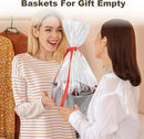3 Pack Small Storage Baskets for Organizing, Cute Woven Decorative Gift Baskets for Shelves, Mini Closet Organizer Bins with Handles, 11.81''Lx7.87''Wx4.72''H-Grey by CozyNest Decor