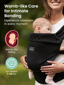 GROWNSY Baby Carrier Newborns to Toddlers, Ergonomic Baby Toddler Carrier Slings Wraps with Head Support, Easy to Wear,Infant Carrier Baby Gift,Travel and Hiking Friendly, for Babies 7 to 44 lb(Black) by TinyTreasures Baby Boutique