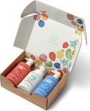 Dabble & Dollop USA Bundle, 3-in-1 Natural Bubble Bath, Body Wash & Shampoo for Kids, USA-Made, Paraben & Sulfate Free, Vegan, Tear-Free, Strawberry, Vanilla & Blueberry (Set of 3) by TinyTreasures Baby Boutique