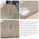 Baby Play Mat for Floor,Extra Large 79"×118" Tummy Time Mat,Thicker Memory Foam Mat for Toddler,Infant,Kids,Water Repellent Ultra Soft Coral Velvet,Non-Slip Backing Safe for Crawling(Beige) by TinyTreasures Baby Boutique