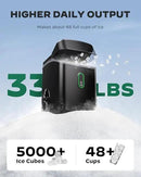 Silonn Nugget Ice Maker Countertop, Pebble Ice Maker with Soft Chewable Ice, Ready in 6 Mins, 34lbs Per Day, One-Click Operation Ice Machine with Self-Cleaning, for Home, Kitchen, Party, RV, Camping by CozyNest Decor