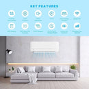 Cooper & Hunter 6,000 BTU 115V Single Zone Wall Mount Ductless Mini Split Air Conditioner & Heat Pump – 21.5 SEER2 – 16FT Installation Kit – R-410A Refrigerant Pre-Charged – Inverter by TinyTreasures Baby Boutique