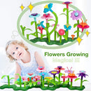 BIRANCO. Flower Garden Building Set - Grow up! Fun Stacking Toys for Toddlers and Kids Age 3-6 Year Olds, Educational Activity for Preschool, Cool STEM Gardening Gifts for Girls (138 PCS) by TinyTreasures Baby Boutique