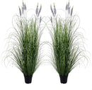 Artificial Plant 5ft(2pack) Tall Artificial Lavender Plant,Faux Plants Indoor Home Decorative Artificial Plants & Flowers in Pot Fake Plant, House Plant Indoor by GreenHaven Gardens