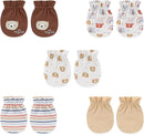 5 Pairs Baby Not Scratch Mittens 0-6 Months New Born Boy Girl Gloves Cute Infant Accessories by TinyTreasures Baby Boutique