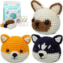 TAKADODO Crochet Kit for Beginners - Learn to Crochet Kits for Adults Beginner with Step-by-Step Video Tutorials - Crochet Kits for Adults and Kids (Dogs) by TinyTreasures Baby Boutique
