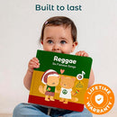 Cali's Books Reggae Musical Book for Toddlers 1-3 with Favorite Bob Marley Songs. Sound Book for Toddlers 1-3 for Kids by TinyTreasures Baby Boutique