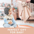 Pro Goleem Dog Security Blanket Brown Soft Puppy Lovey for Boys and Girls Unisex Lovie Baby Gifts for Toddler and Infant Snuggle Toy Stuffed Animal 16 Inch by TinyTreasures Baby Boutique