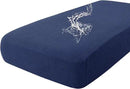 hyha Waterproof Couch Cushion Covers for Pets, Non Slip Sofa Seat Cover for Dogs Washable, Soft Thick Stretch Jacquard Fabric, Sofa Slipcovers with Elastic Bottom (1 Piece for Large, Navy) by CozyNest Decor