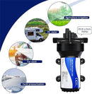 Water Pressure Booster Pump 110v Diapphragm Pump Inline Water Pump 75psi 5.5 GPM Self Priming RV Water Pump for Kitchen, Bathroom, RV, Marine Yacht, Caravan, Garden by GreenHaven Gardens