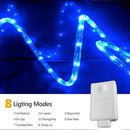 150ft LED Rope Lights Outdoor, 1080 LED Connectable and Flexible Tube Lights with 8 Modes, Waterproof LED Rope Lighting for Garden, Patio, Bedroom, Party, Pool, Indoor Outdoor Decoration (Blue) by GreenHaven Gardens