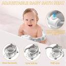 Baby Bath Seat for Babies 6 Months & up, Non-Slip Toddler Bath Seats for Babies Sitting Up, Safe Infant & Newborn Bathtub Chair with 4 Suction Cups & Soft Cushion for Shower,Gray by TinyTreasures Baby Boutique