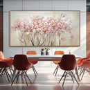 YJYart Landscape Wall Art Floral Wall Pictures Pink and White Canvas Wall Artwork 36"x70" Wall Prints for Living Room Office Wall Decor by CozyNest Decor