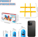 Tic Tac Toe Strategic Board Game for Kids and Family,Party Tabletop Games, Strategy Head to Head Games,Friendly Educational Board Game, Suitable Party 2 Players Toys (1PC) by TinyTreasures Baby Boutique