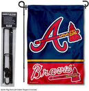 WinCraft Atlanta Garden Flag with Stand Holder by GreenHaven Gardens