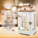 Memorial Lantern, Sympathy Gifts for Loss of Mom/Dad/Loved One, Bereavement Gifts, in Memory of Loved One Lantern,Celebration of Life, Memorial Gifts, Funeral Lantern,There are Some who Bring a Light by CozyNest Decor