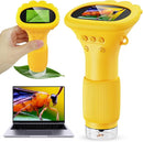 Kids Microscope - Ashfly 1000X Portable Microscope for Kids, Photo & Video Miniscope Pocket Microscope Gifts, 2'' Digital Screen | Ideal Toys for Boys Girls Age 3-12 by TinyTreasures Baby Boutique