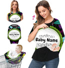 Baby Car Seat Stroller Cover Nursing Cover New Mom Breastfeeding Scarf Soft Stretchy Infant Carrier Cover Car Canopy Coverage by TinyTreasures Baby Boutique