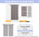 Simplebrand Ava Sage Green Short 36 Inches Blackout Curtain 2 Panels Set, Half Window Rod Pocket Privacy Curtain Tiers for Kitchen, Curtains Blackout for Bathroom Shades, W40 x L36 Inch, Sage Green by TinyTreasures Baby Boutique