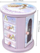 Purple Jewelry Box for Girls - Kids Organizer Little Girl Gift by TinyTreasures Baby Boutique