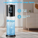 8L Humidifiers for Bedroom Large Room, 4 Levels Cool Mist Humidifier with Clear Tank, 7 Color Lights Essential Oil Diffuser with 16H Timer, Top Fill Humidifier for Home Plants Office by TinyTreasures Baby Boutique