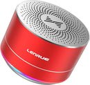 LENRUE A2 Portable Wireless Bluetooth Speaker with Lights and Lanyard,5W Mini Small Metal Speakers Bluetooth 5.0/Aux-in for iPhone Android Home Outdoor,Gift for Women/Girls by TinyTreasures Baby Boutique