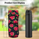Betsey Johnson Insulated Water Bottle Pouch Holder Carrier Crossbag with Adjustable Shoulder Strap - Lightweight Polyester Accessories with Pockets Good for Hiking Sports by TinyTreasures Baby Boutique
